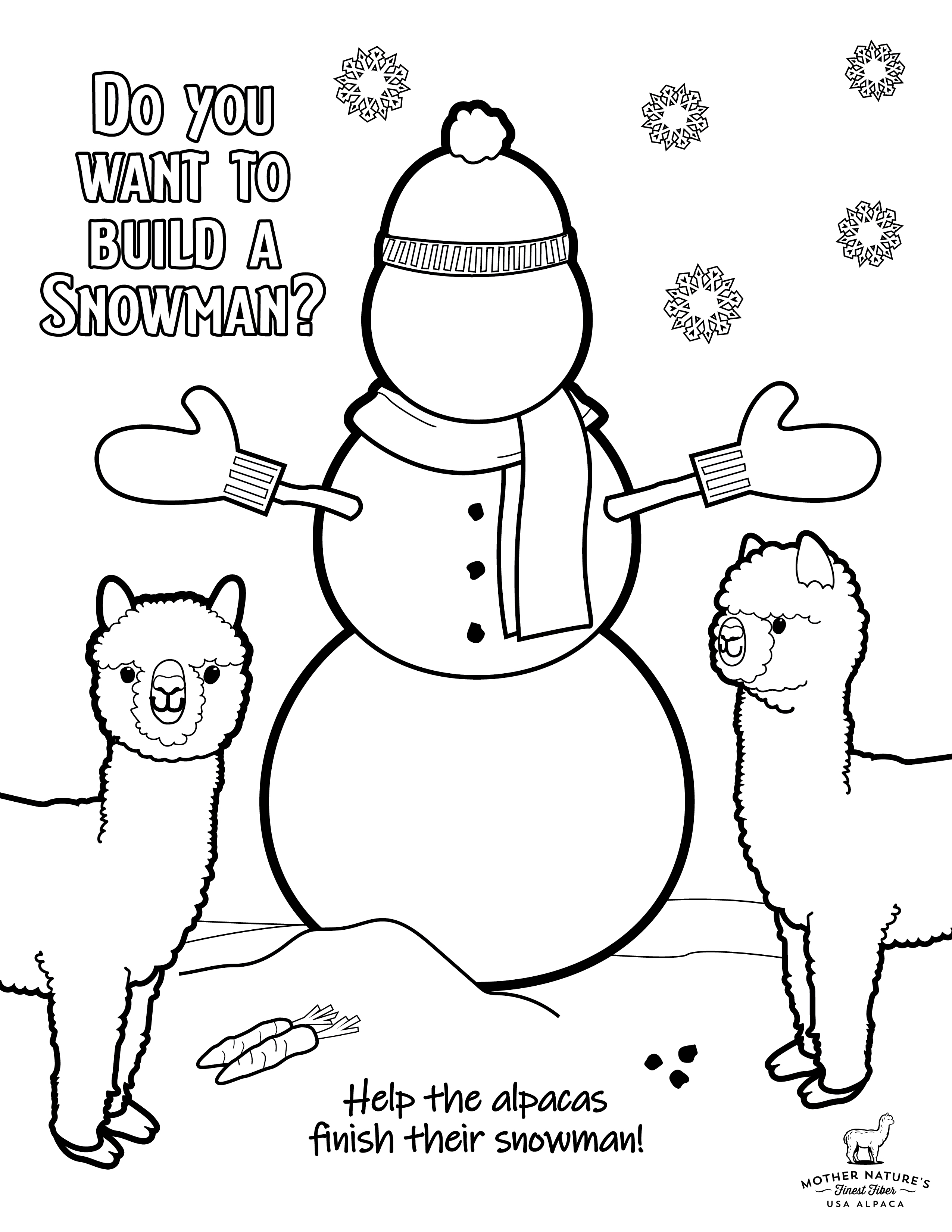 NEW Downloadable Content: January Coloring Page!